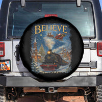 Polar Express Spare Tire Cover Retro Vintage Christmas Believe - Wonder Print Shop