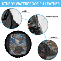 Polar Express Spare Tire Cover Retro Vintage Christmas Believe - Wonder Print Shop