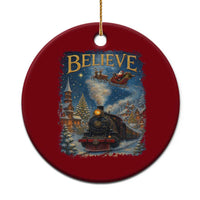 Polar Express Ceramic Ornament Retro Vintage Xmas Believe - Wonder Print Shop