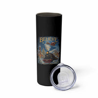 Polar Express Skinny Tumbler Retro Vintage Christmas Believe - Wonder Print Shop