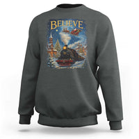 Polar Express Sweatshirt Retro Vintage Christmas Believe - Wonder Print Shop