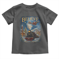 Polar Express Toddler T Shirt Retro Vintage Christmas Believe - Wonder Print Shop