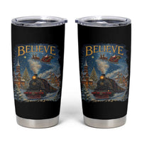 Polar Express Tumbler Cup Retro Vintage Christmas Believe - Wonder Print Shop