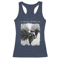 Funny Christmas Movie Racerback Tank Top Funny Kevin Home Xmas Meme Alone - Wonder Print Shop