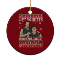 Ugly Christmas Movie Ceramic Ornament Funny Wet Bandits Home Xmas Alone - Wonder Print Shop