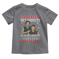 Ugly Christmas Movie Toddler T Shirt Funny Wet Bandits Home Xmas Alone - Wonder Print Shop
