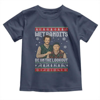Ugly Christmas Movie Toddler T Shirt Funny Wet Bandits Home Xmas Alone - Wonder Print Shop