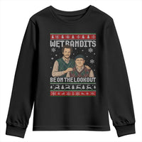 Ugly Christmas Movie Youth Sweatshirt Funny Wet Bandits Home Xmas Alone - Wonder Print Shop