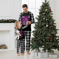 Mike Who Cheese Wet Plaid Pajama Set Funny Embarrassing Inappropriate Raunchy - Wonder Print Shop