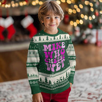 Mike Who Cheese Wet Ugly Christmas Sweater Funny Embarrassing Inappropriate Raunchy - Wonder Print Shop