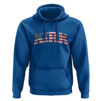 Kirk Hoodie American Flag Charlie Kirk Last Name Surname Team - Wonder Print Shop