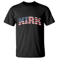 Kirk T Shirt American Flag Charlie Kirk Last Name Surname Team - Wonder Print Shop