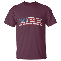 Kirk T Shirt American Flag Charlie Kirk Last Name Surname Team - Wonder Print Shop