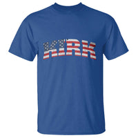 Kirk T Shirt American Flag Charlie Kirk Last Name Surname Team - Wonder Print Shop