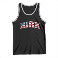Kirk Tank Top American Flag Charlie Kirk Last Name Surname Team - Wonder Print Shop