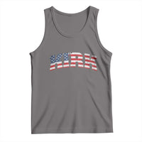 Kirk Tank Top American Flag Charlie Kirk Last Name Surname Team - Wonder Print Shop