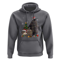 Christmas Pesto and Moo Deng Friendship Hoodie King Penguin Baby Hippo Viral Meme