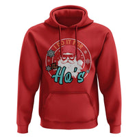 Christmas Santa Hoodie I Do It For The Ho's