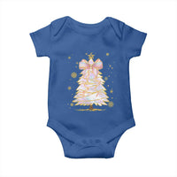 Christmas Tree Bow Baby Onesie Gift For Her