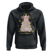 Christmas Tree Bow Hoodie Gift For Her