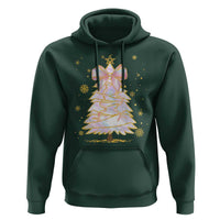 Christmas Tree Bow Hoodie Gift For Her