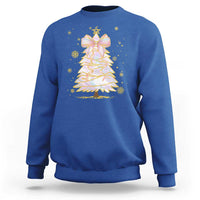 Christmas Tree Bow Sweatshirt Gift For Her - Wonder Print Shop