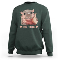 Funny Moo-Deng Sweatshirt Baby Pygmy Hippo Cute Zoo For Family Tee - Wonder Print Shop