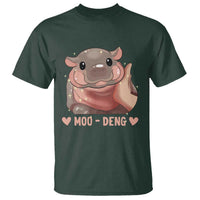 Funny Moo-Deng T Shirt Baby Pygmy Hippo Cute Zoo For Family Tee - Wonder Print Shop