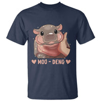 Funny Moo-Deng T Shirt Baby Pygmy Hippo Cute Zoo For Family Tee - Wonder Print Shop