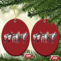 Horse Xmas Christmas Ornament Western Cowboy Cowgirl Howdy Country - Wonder Print Shop