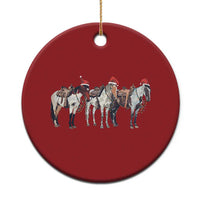 Horse Xmas Christmas Ornament Western Cowboy Cowgirl Howdy Country - Wonder Print Shop