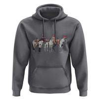 Horse Christmas Hoodie Western Cowboy Cowgirl Howdy Country