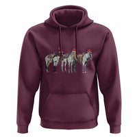 Horse Christmas Hoodie Western Cowboy Cowgirl Howdy Country