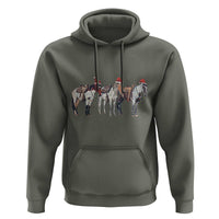 Horse Christmas Hoodie Western Cowboy Cowgirl Howdy Country