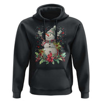 Christmas Snowman Hoodie Retro Winter Holiday Gift For Her