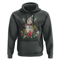 Christmas Snowman Hoodie Retro Winter Holiday Gift For Her