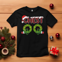 Christmas Couples T Shirt Chest Nuts Funny Couples Matching Chestnuts - Wonder Print Shop