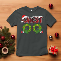 Christmas Couples T Shirt Chest Nuts Funny Couples Matching Chestnuts - Wonder Print Shop