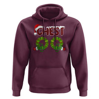 Christmas Couples Hoodie Chest Nuts Funny Couples Matching Chestnuts