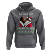 Funny Dirty Christmas Hoodie I Saw Diddy Kissing Santa Claus Ugly Xmas Sweater