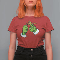 Pothead Christmas T Shirt For Women Cannabis Weed Adult Christmas Party - Wonder Print Shop