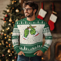 Pothead Ugly Christmas Sweater Cannabis Weed Adult Christmas Party - Wonder Print Shop