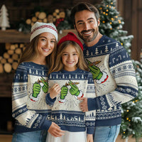 Pothead Ugly Christmas Sweater Cannabis Weed Adult Christmas Party - Wonder Print Shop