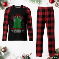 Nakatomi Plaza Xmas Party 1988 Plaid Pajama Set Xmas Gift Funny 80's Die Movie Bruce - Wonder Print Shop
