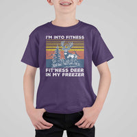 Hunting T Shirt For Kid I'm Into Fitness Fit'ness Deer In My Freezer Gift for Hunter - Wonder Print Shop