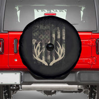Deer Hunting American Flag Spare Tire Cover