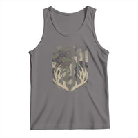 Deer Hunting American Flag Tank Top