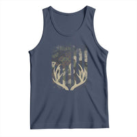 Deer Hunting American Flag Tank Top