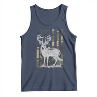 Deer Hunting American Camouflage Flag Tank Top