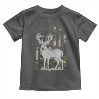 Deer Hunting American Camouflage Flag Toddler T Shirt